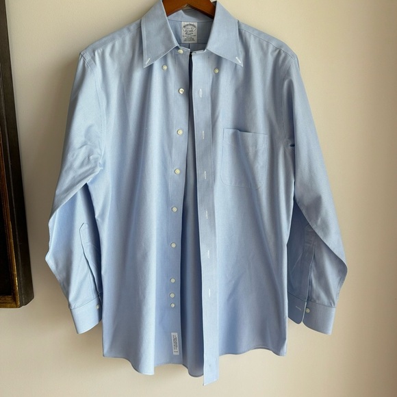 Brooks Brothers Men’s Long Sleeve Button Down Shirts Bundle set of Two 15.5-32 - Picture 10 of 11